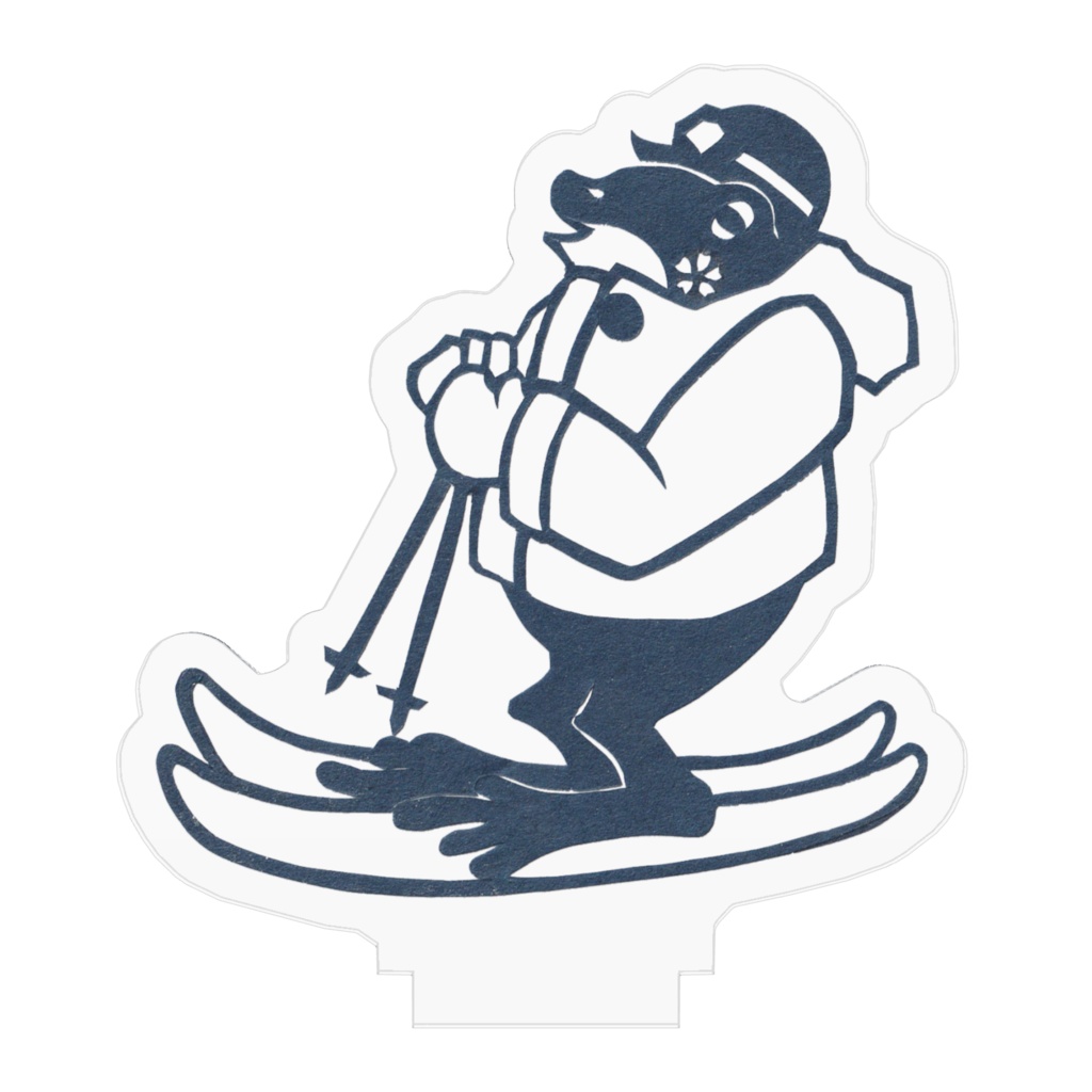 冬の湯沢町でスキーザワ!/アクリルスタンド《新潟県に変装ザワたろー》