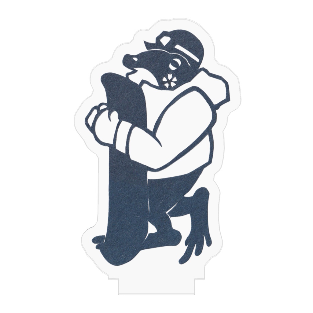 冬の湯沢町でスノボザワ!/アクリルスタンド《新潟県に変装ザワたろー》