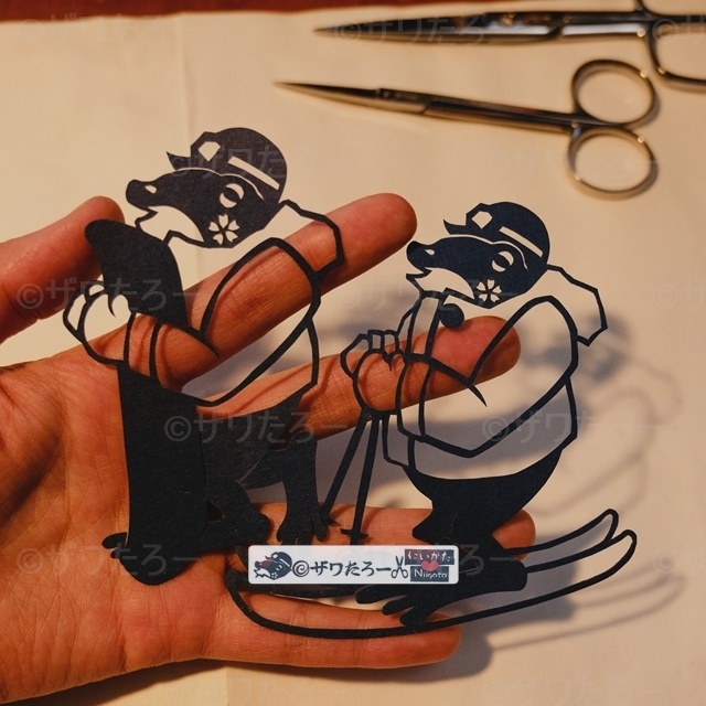 ゲレンデ冬花火・湯沢町_トートバッグ【新潟県を巡るザワたろー】