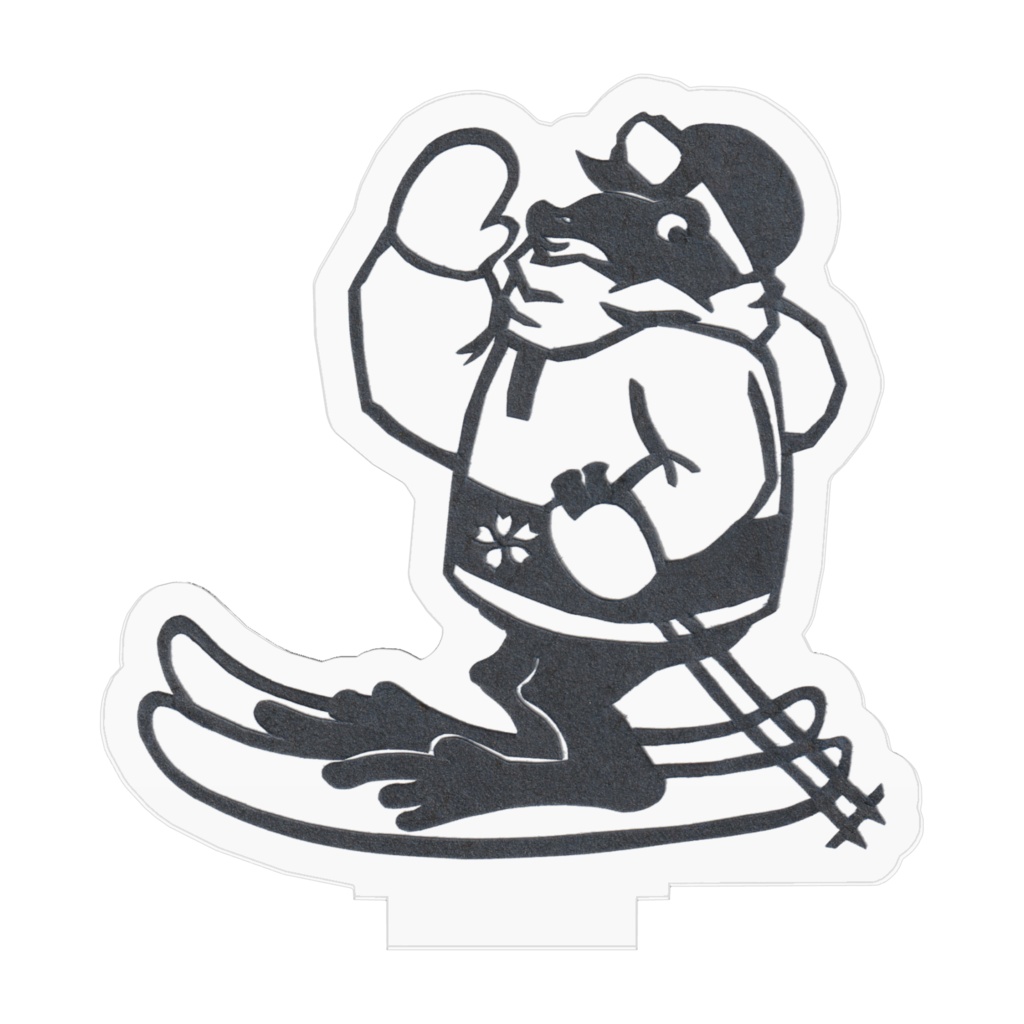 スキー安全祈念ザワ🐸🍀《新潟県に変装ザワたろー》_アクスタ