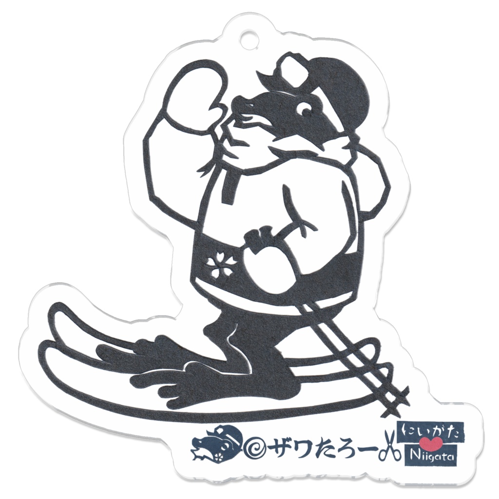 スキー安全祈念ザワ🐸🍀《新潟県に変装ザワたろー》_アクキー