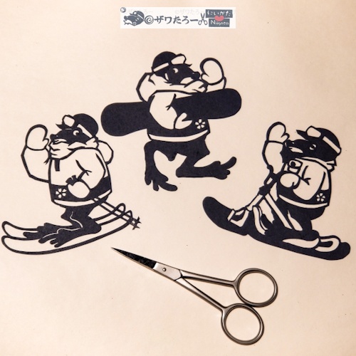 スノボ滑走安全祈念ザワ🐸🍀《新潟県に変装ザワたろー》_トートバッグ