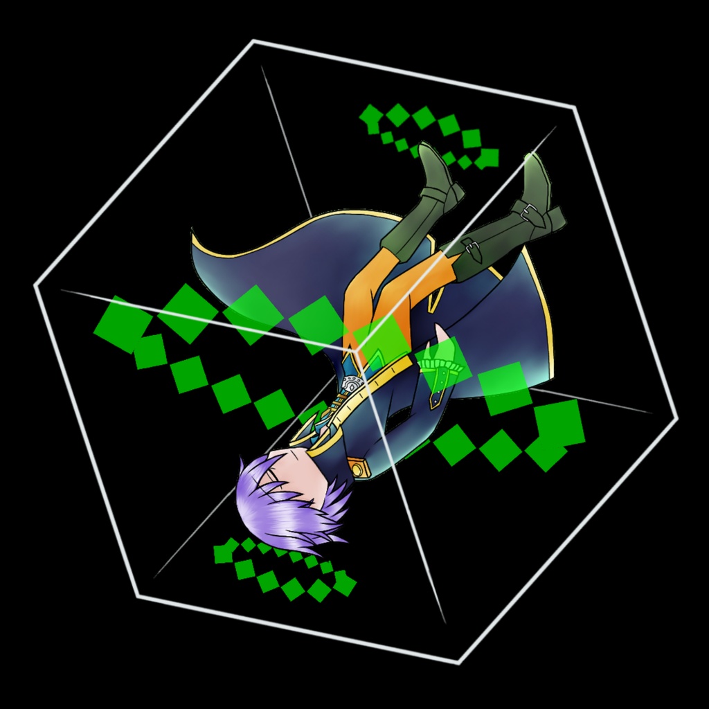 エテーネルキューブ風クオードアクキー