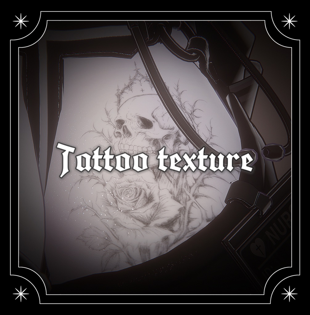 【FREE】タトゥーテクスチャ - Gothic Collection 