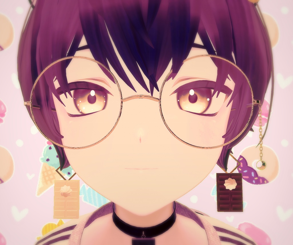 🍫ゆらゆら!チョコレートピアス🍫