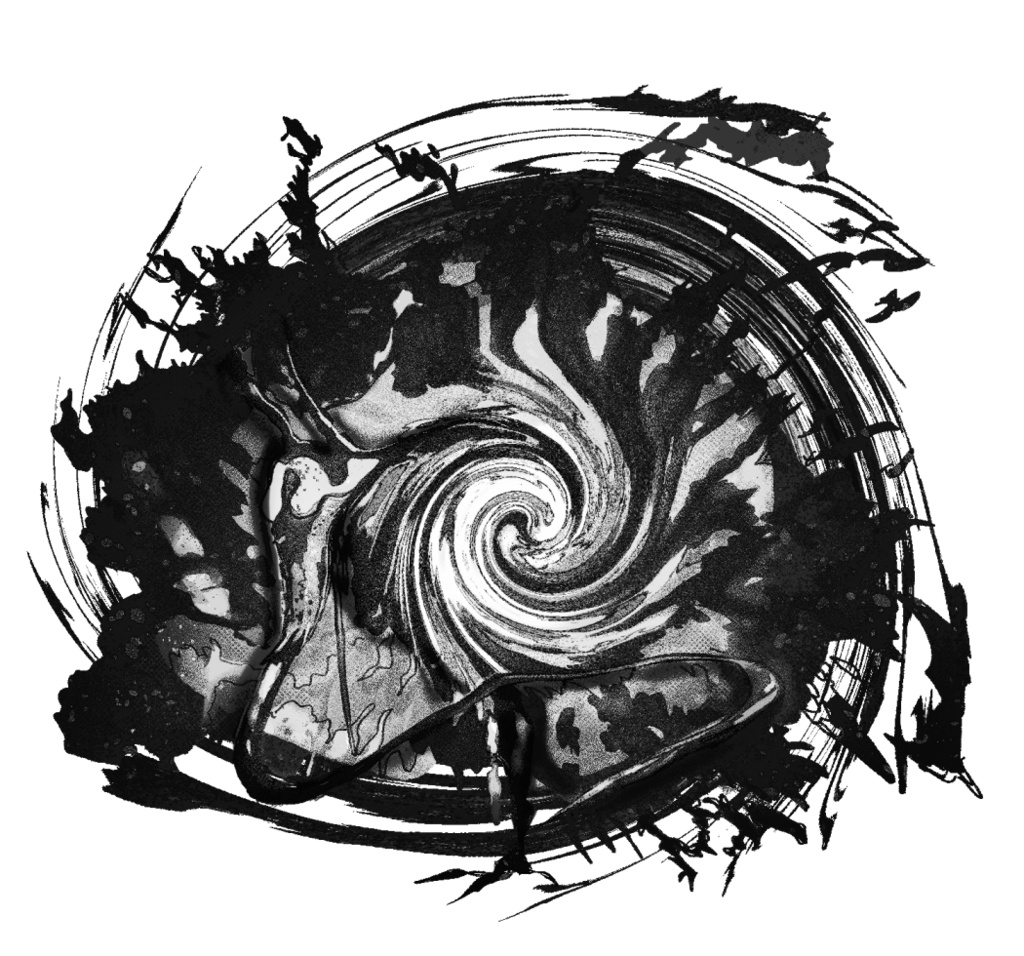 【クトゥルフ神話TRPG】フリー素材-ティンダロスの猟犬