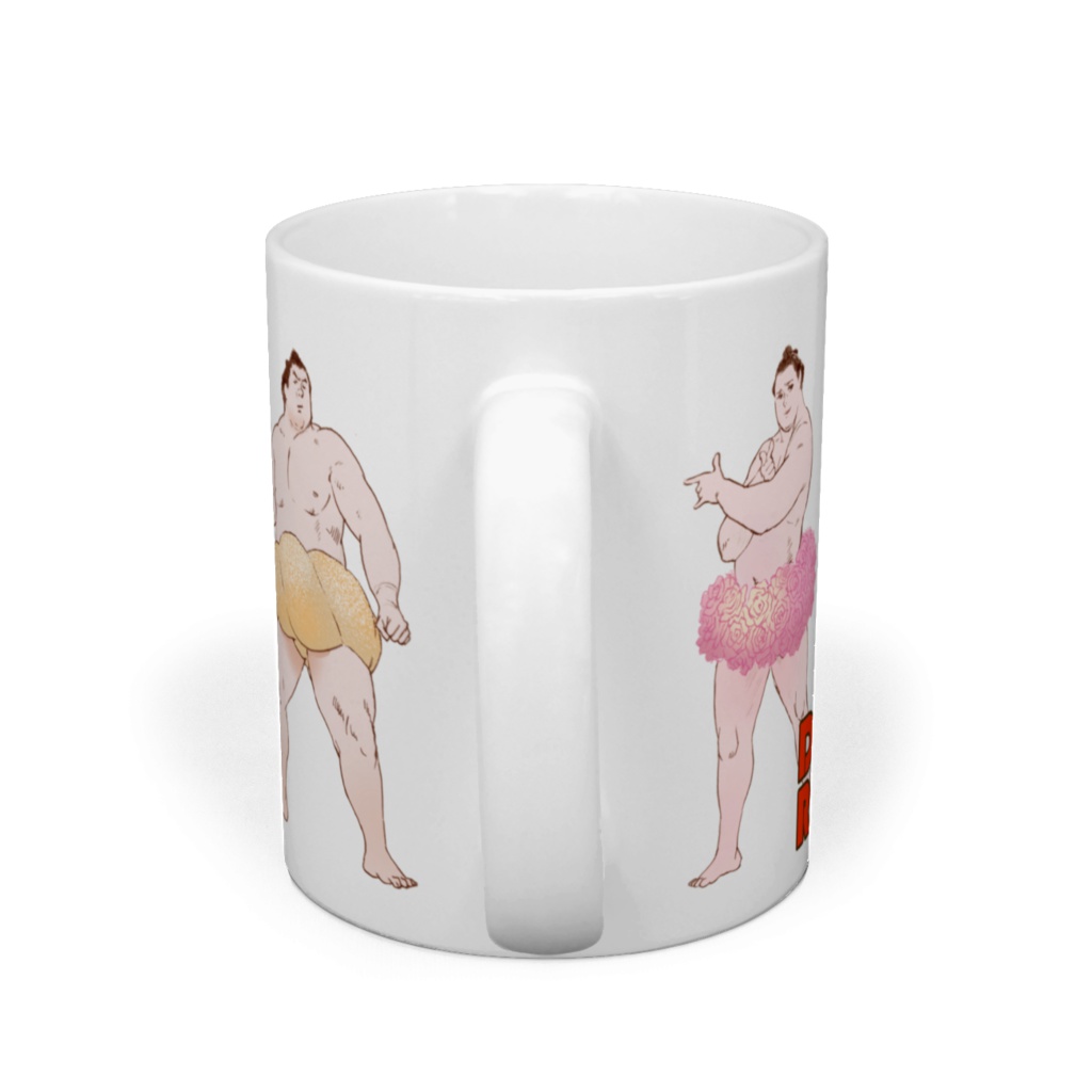 ドーナツ力士マグカップ1