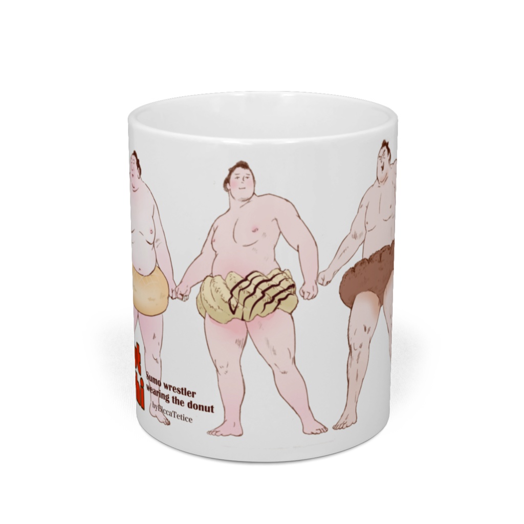 ドーナツ力士マグカップ1