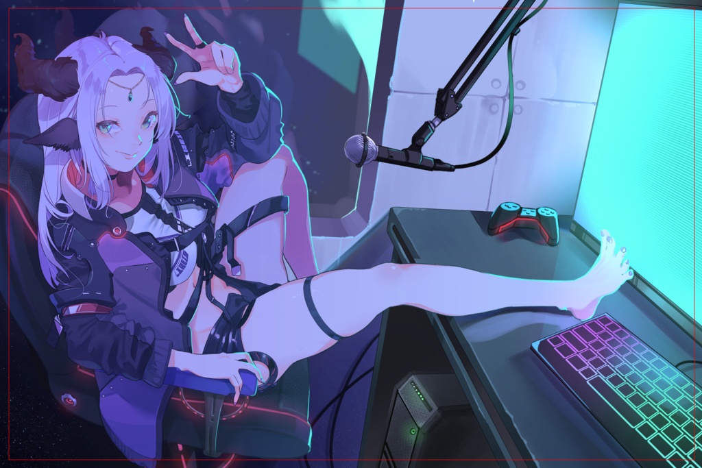 羚王リレイア ゲーミングマウスパッド
