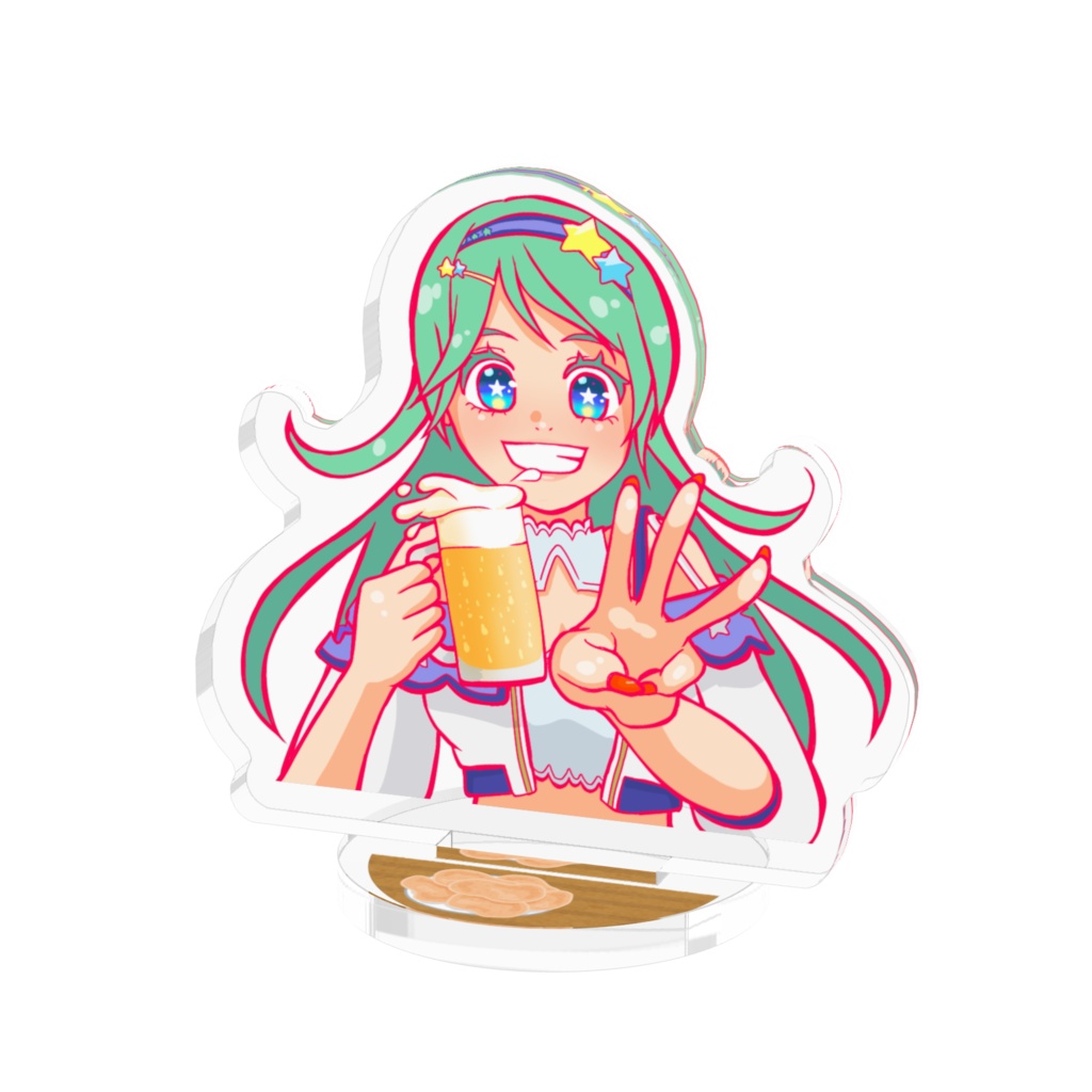 アクリルスタンド50mm★3周年記念~一緒に乾杯!~
