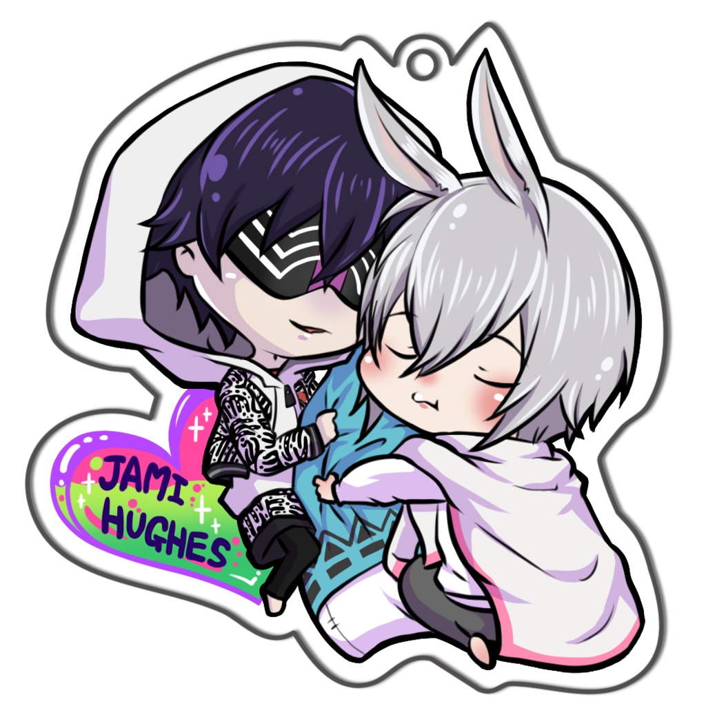 オトメ勇者ジャミとヒューズのお眠りアクキー