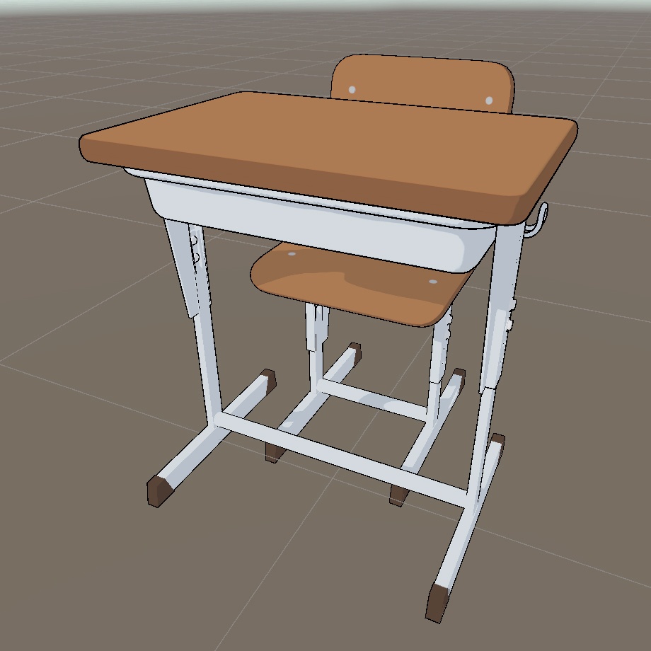 教室用の机と椅子 02
