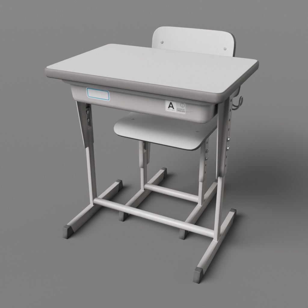 教室用の机と椅子 02