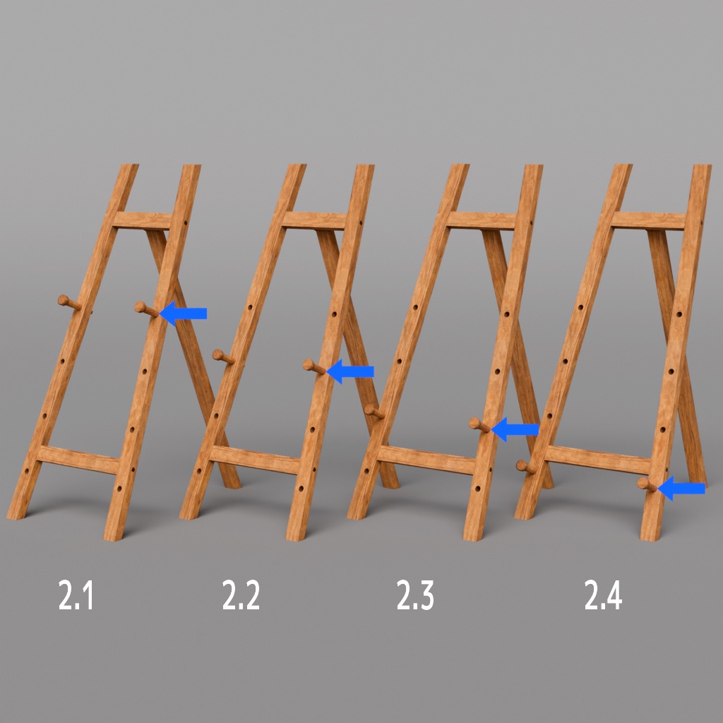 イーゼルセット
