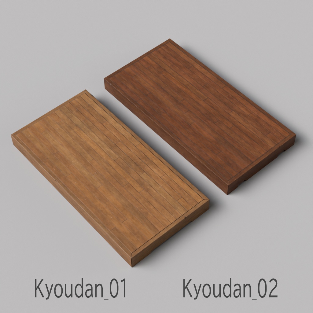 教卓と教壇(Free版有り)