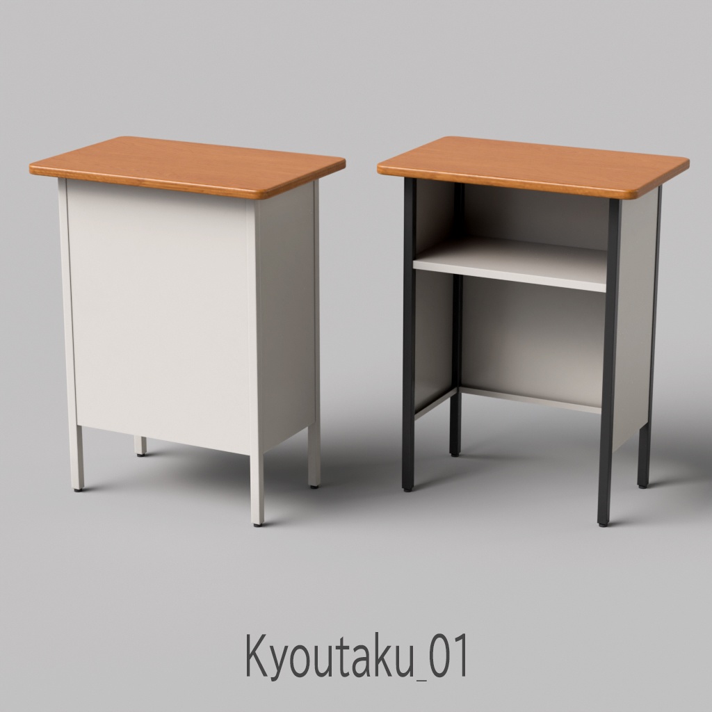 教卓と教壇(Free版有り)