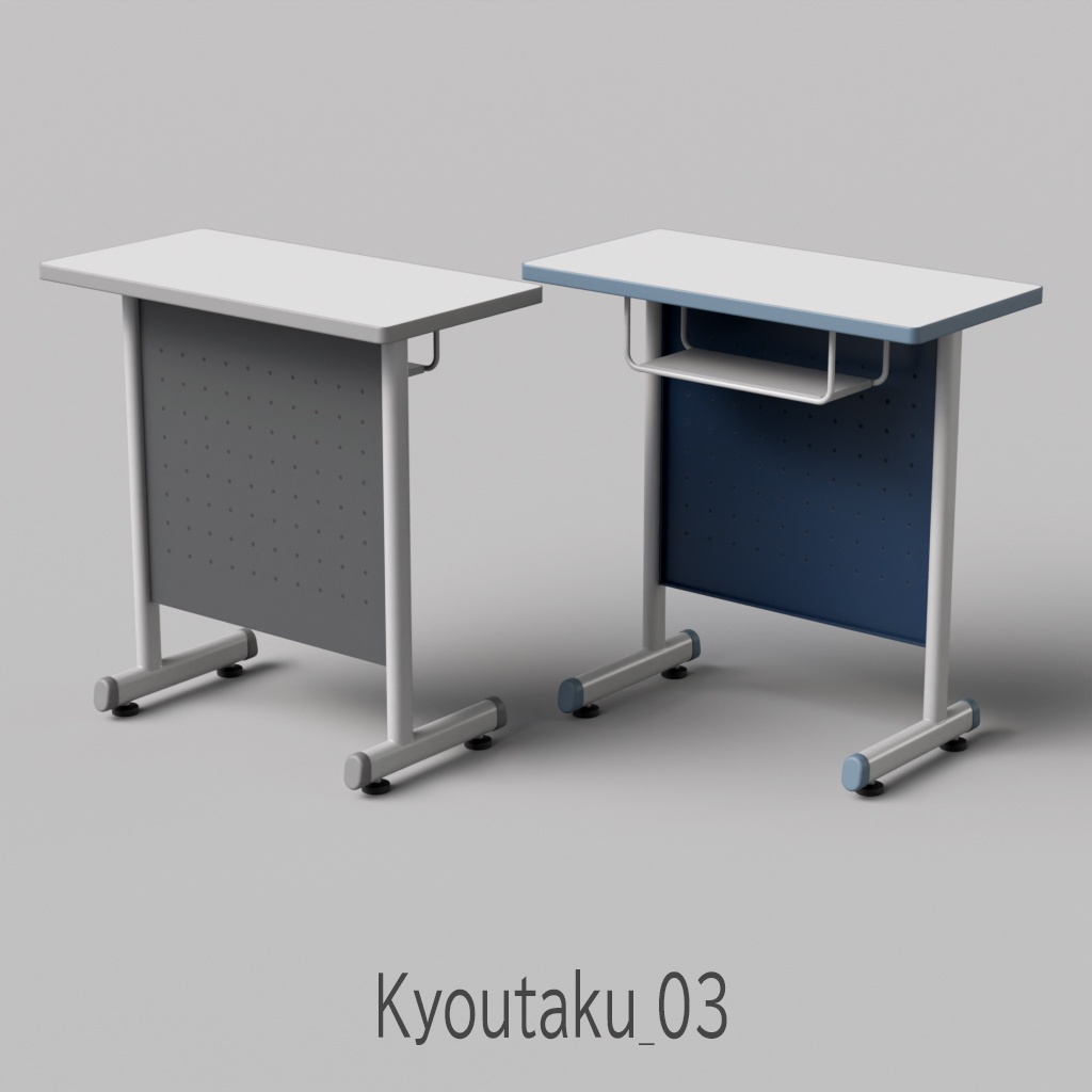 教卓と教壇(Free版有り)