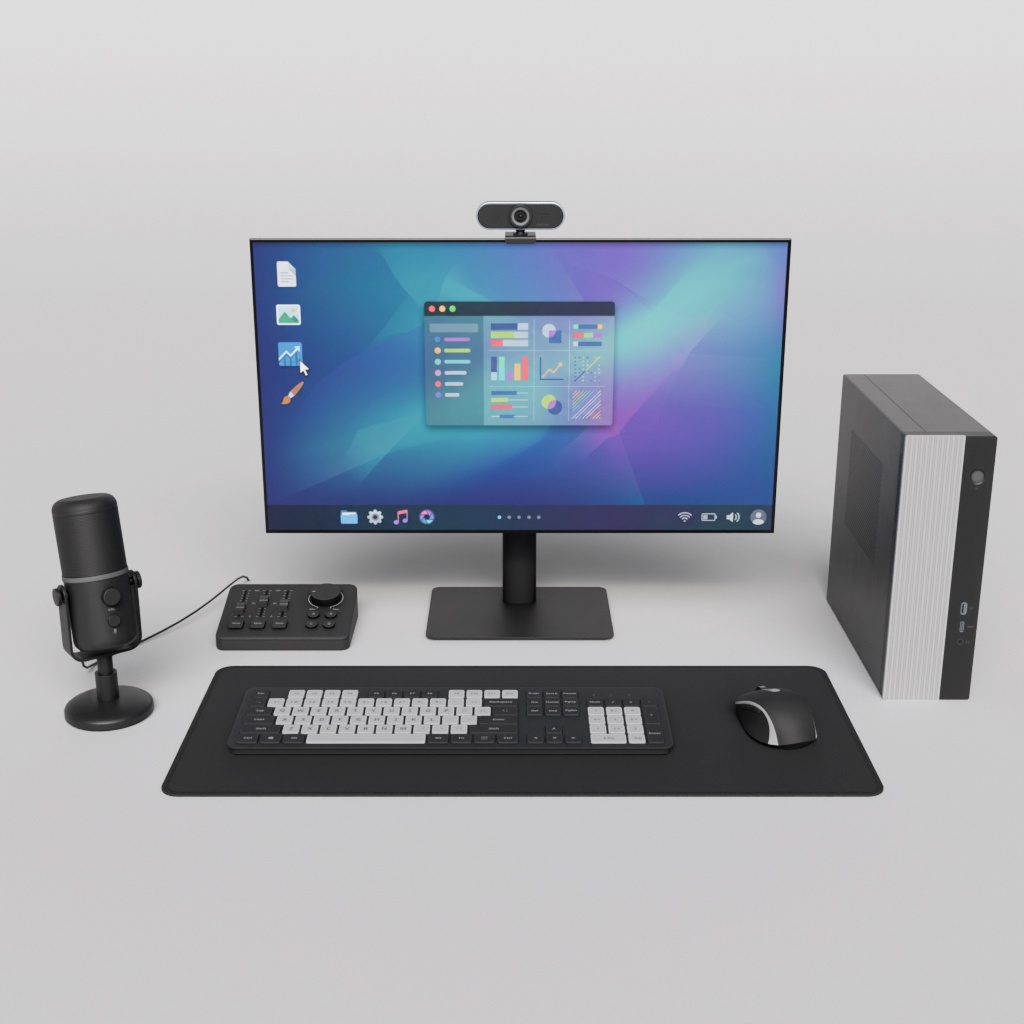 デスクトップPC + 配信機材