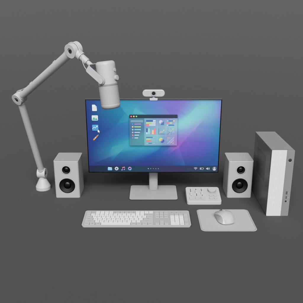 デスクトップPC + 配信機材
