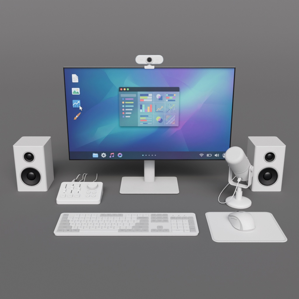 デスクトップPC + 配信機材