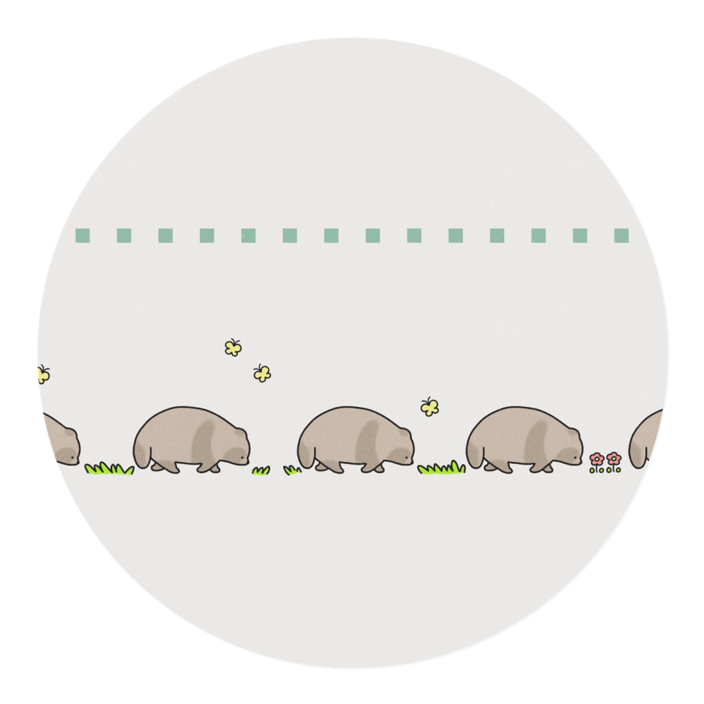 ぽてぽてたぬき