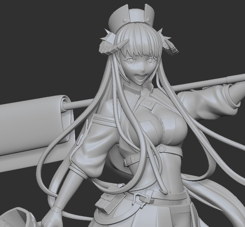 アークナイツ バグパイプ 栄光の導き手 STLデータ