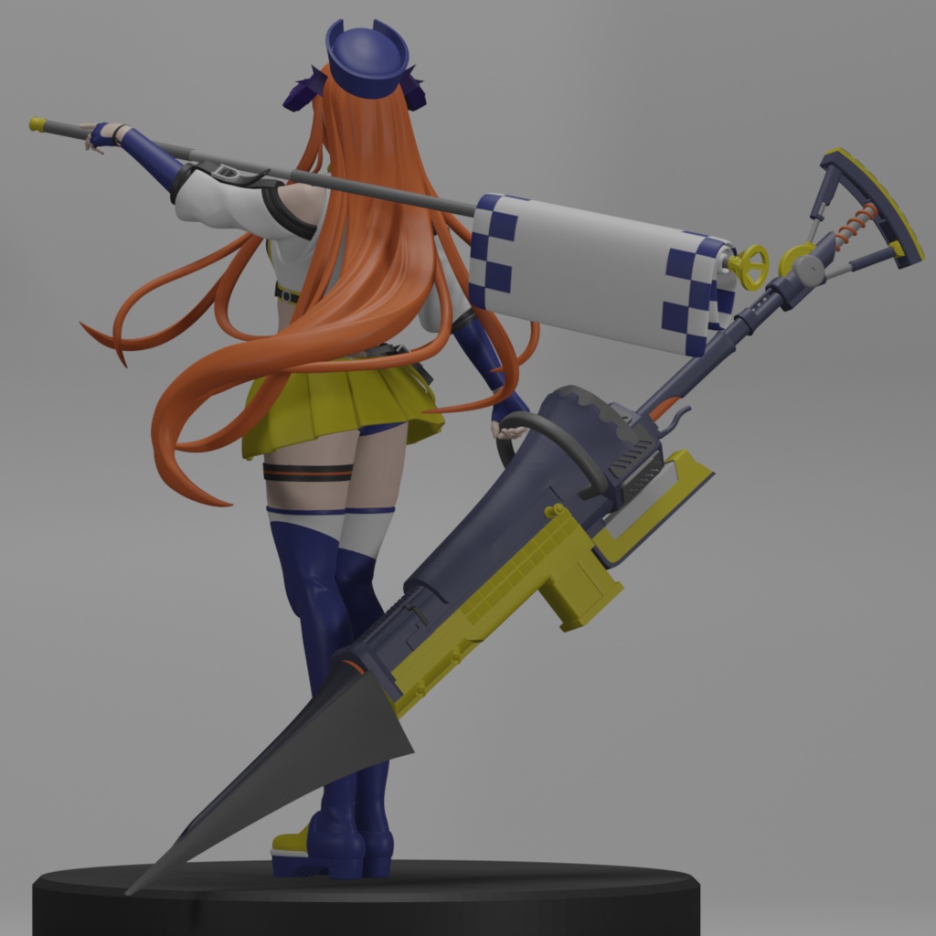 アークナイツ バグパイプ 栄光の導き手 STLデータ