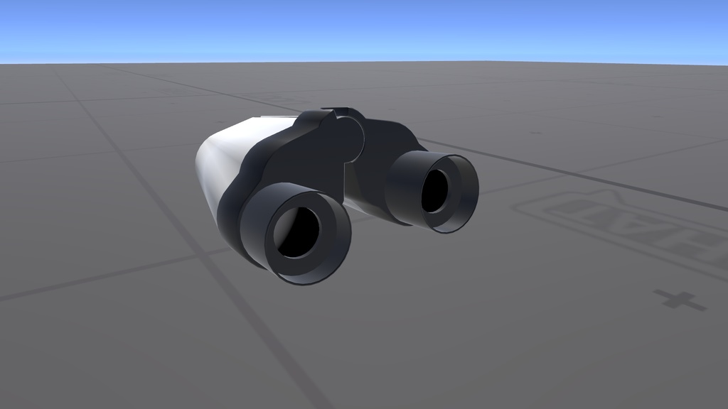 【VRChatアバター・ワールドギミック】覗ける双眼鏡