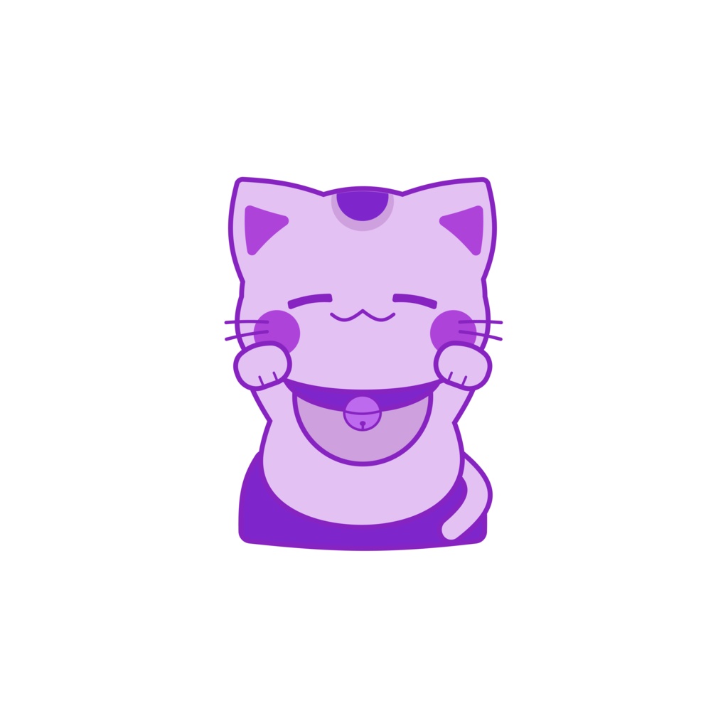 まねきにゃん(Ver.パープル)