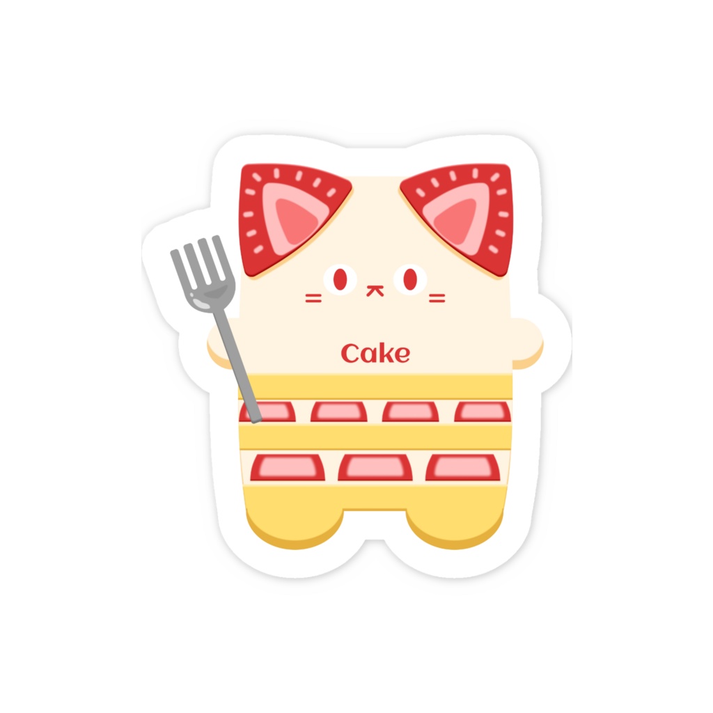 あまいにゃん(Ver.いちごのショートケーキ)