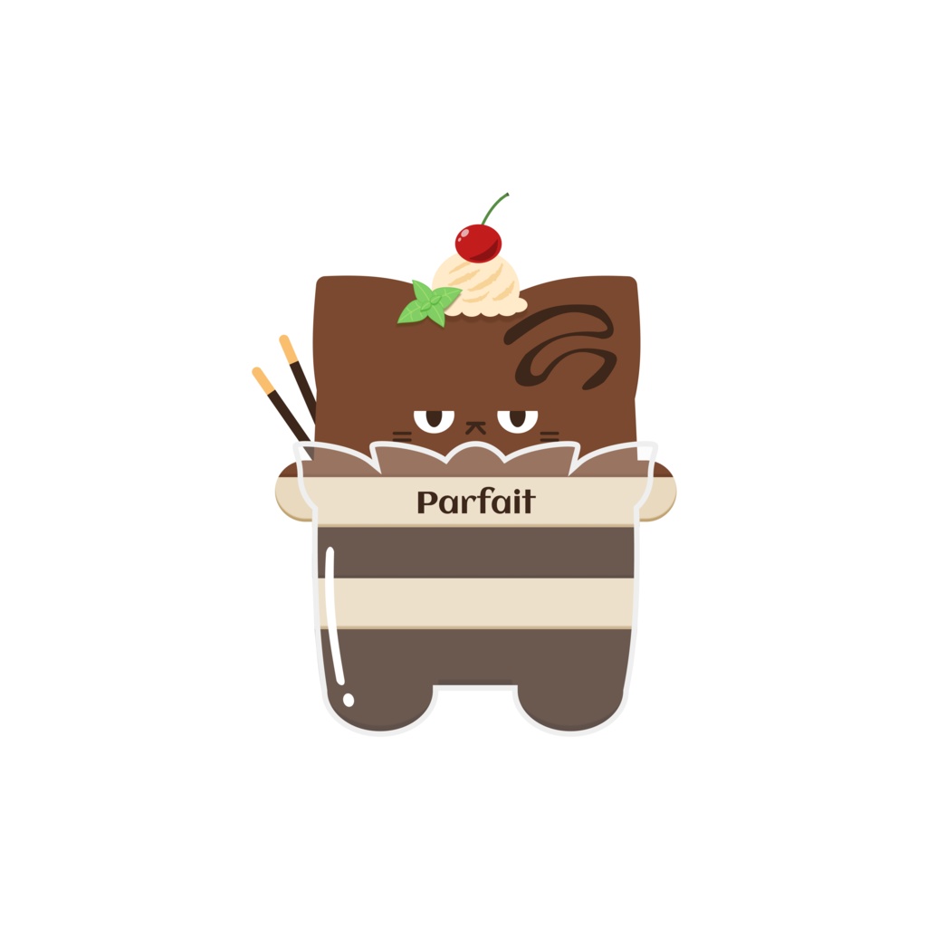 あまいにゃん(Ver.チョコパフェ)