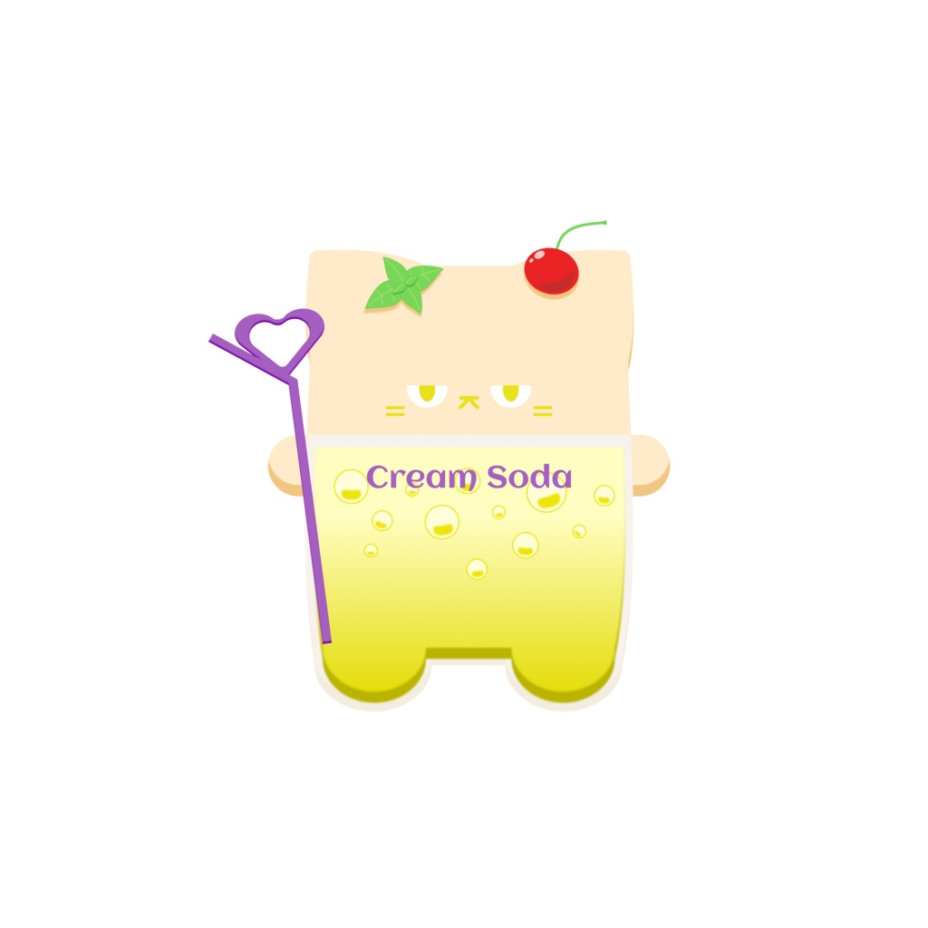 あまいにゃん(Ver.レモンクリームソーダ)