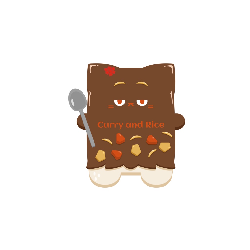 ごはんにゃん(Ver.カレーライス)