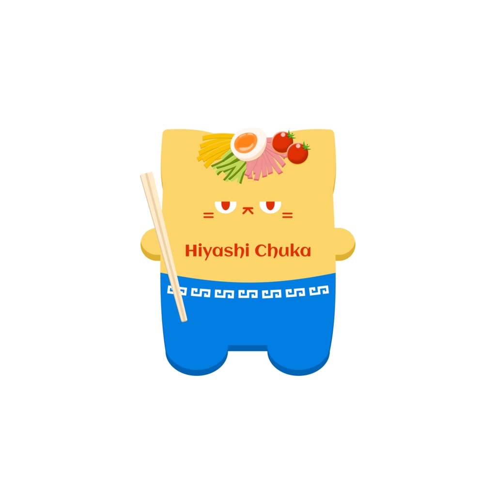 ごはんにゃん(Ver.冷やし中華)