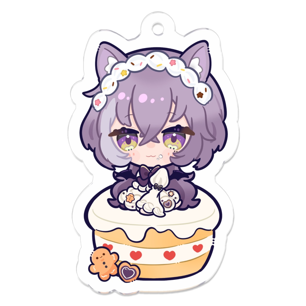 黒魔はちや（2025年クリスマス）アクキー