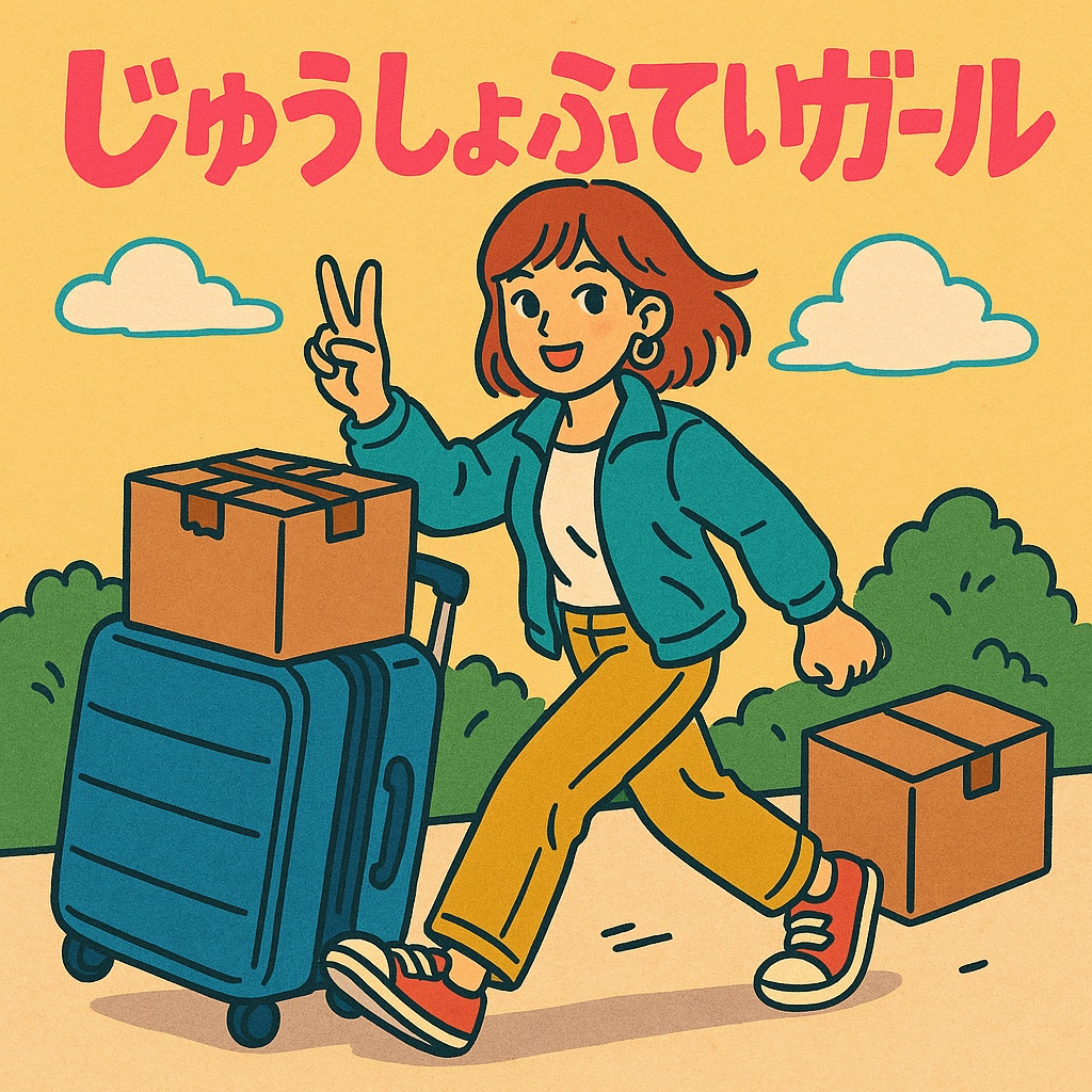 005 じゅうしょふていガール