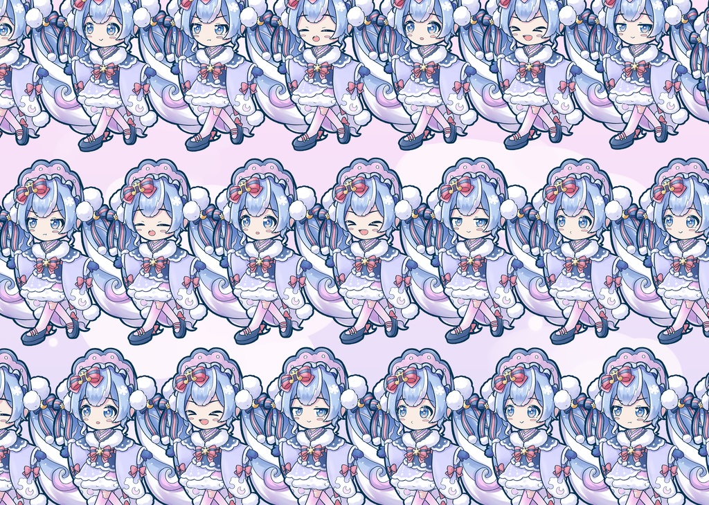 両面ポストカード(冬麗)