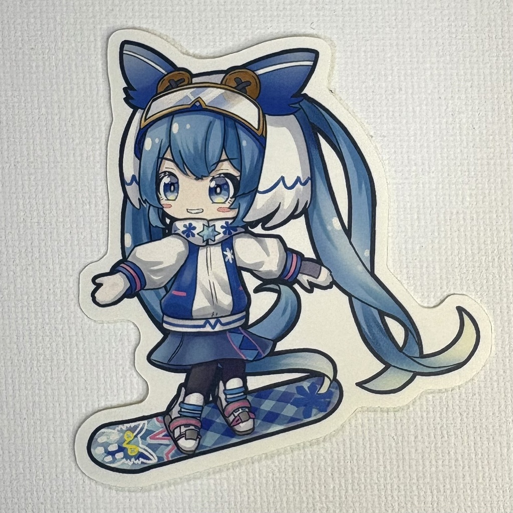 てつなぎステッカー 雪ミクAセット(9枚入り)