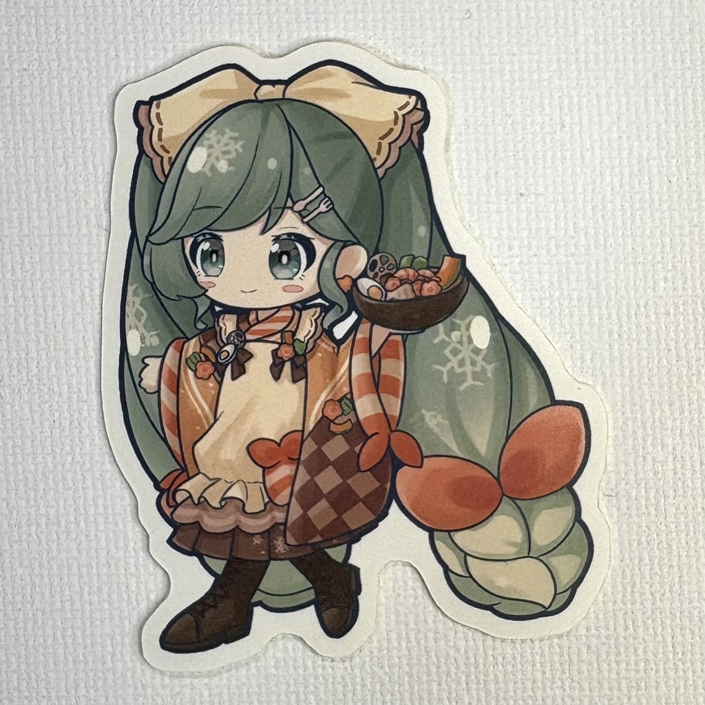 てつなぎステッカー 雪ミクAセット(9枚入り)