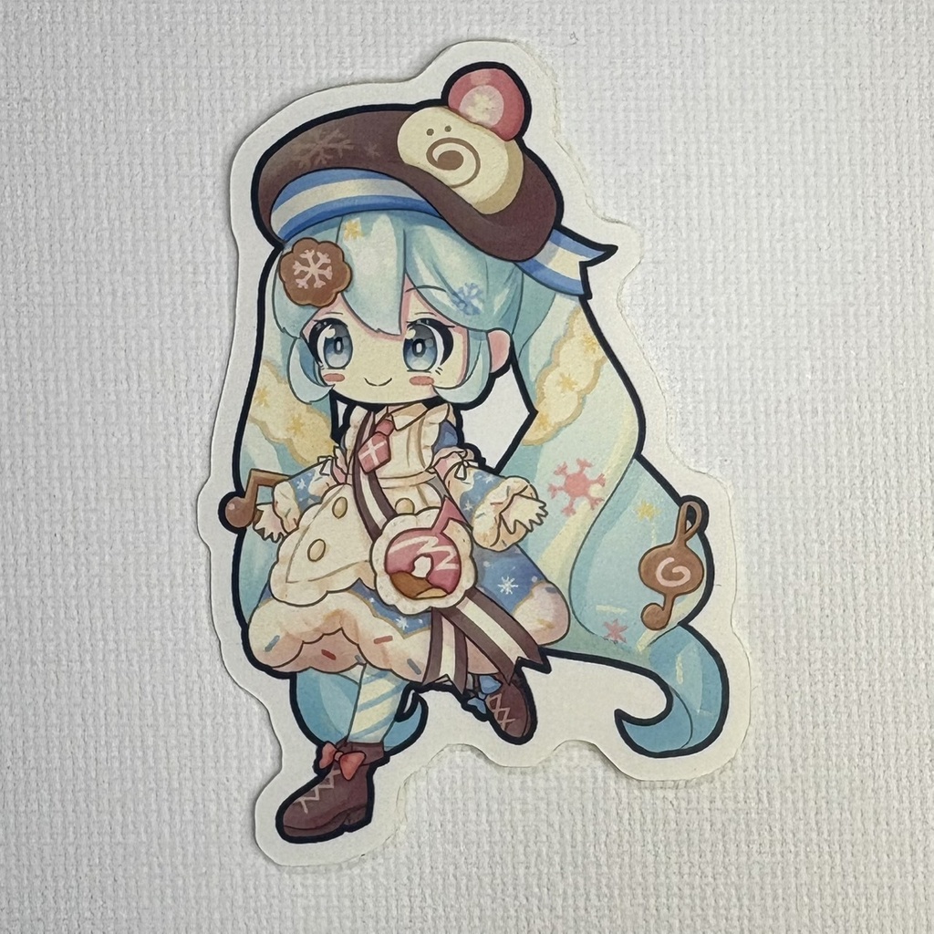てつなぎステッカー 雪ミクAセット(9枚入り)