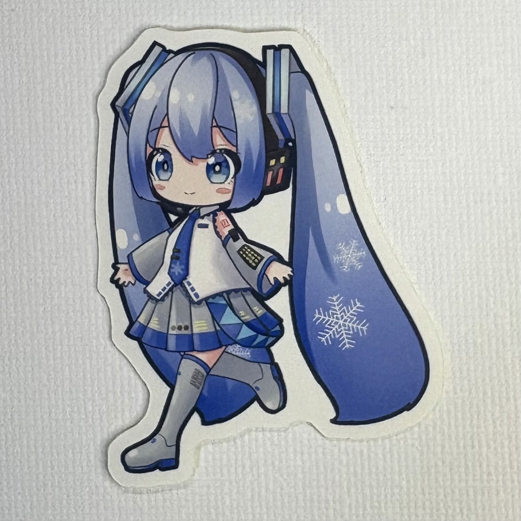 てつなぎステッカー 雪ミクAセット(9枚入り)