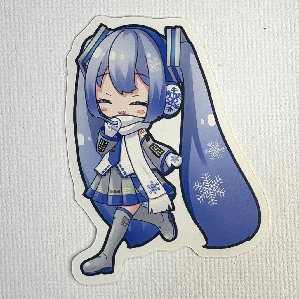 てつなぎステッカー 雪ミクBセット(8枚入り)