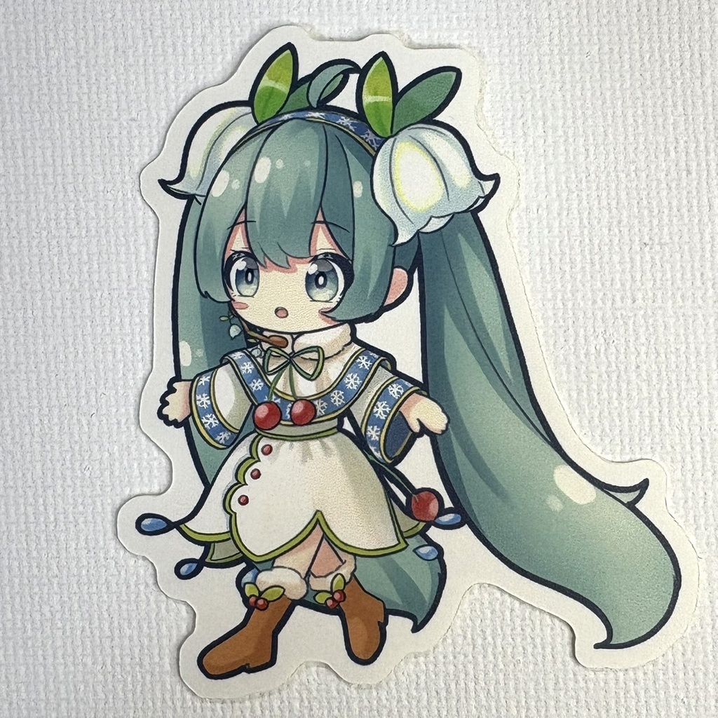 てつなぎステッカー 雪ミクBセット(8枚入り)