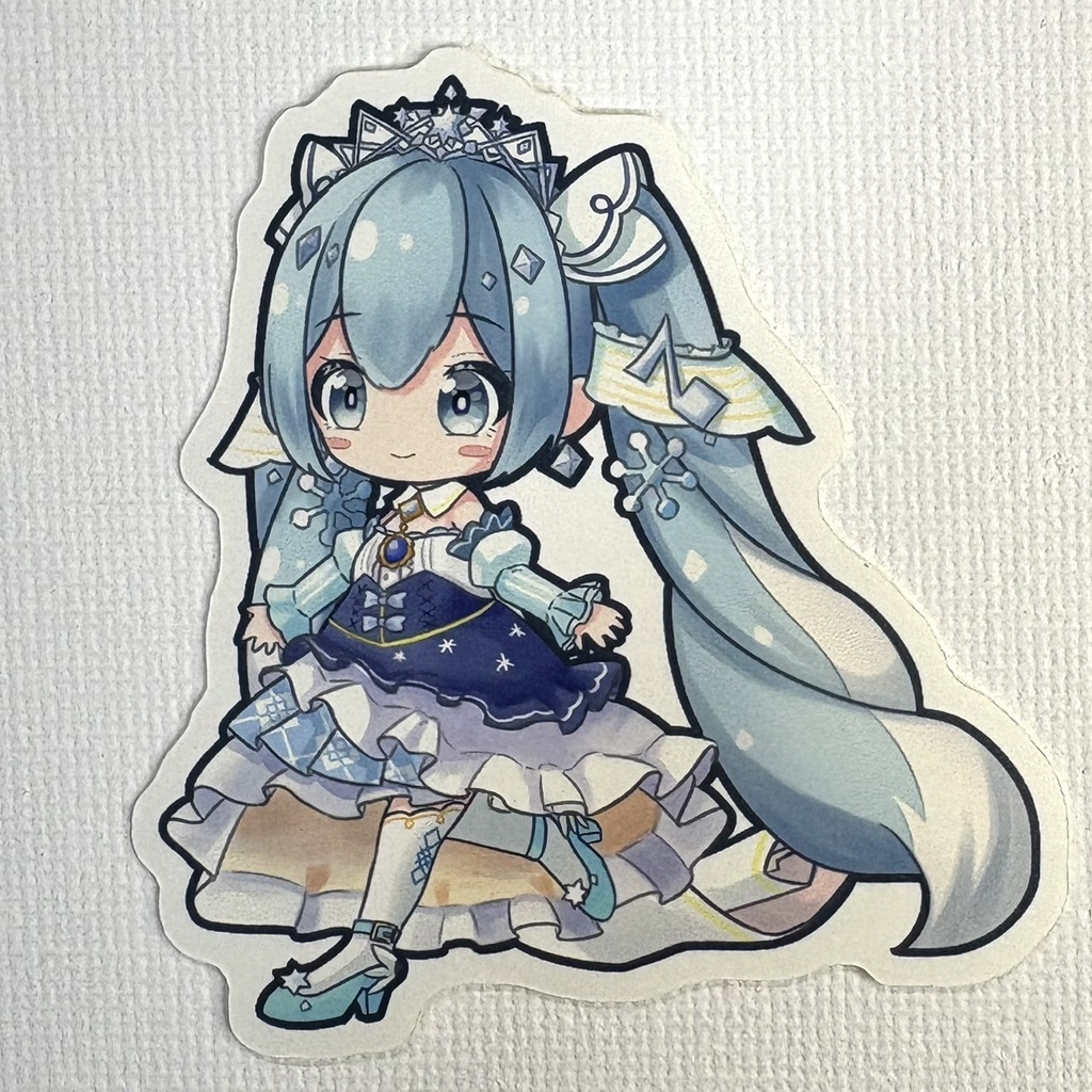 てつなぎステッカー 雪ミクBセット(8枚入り)