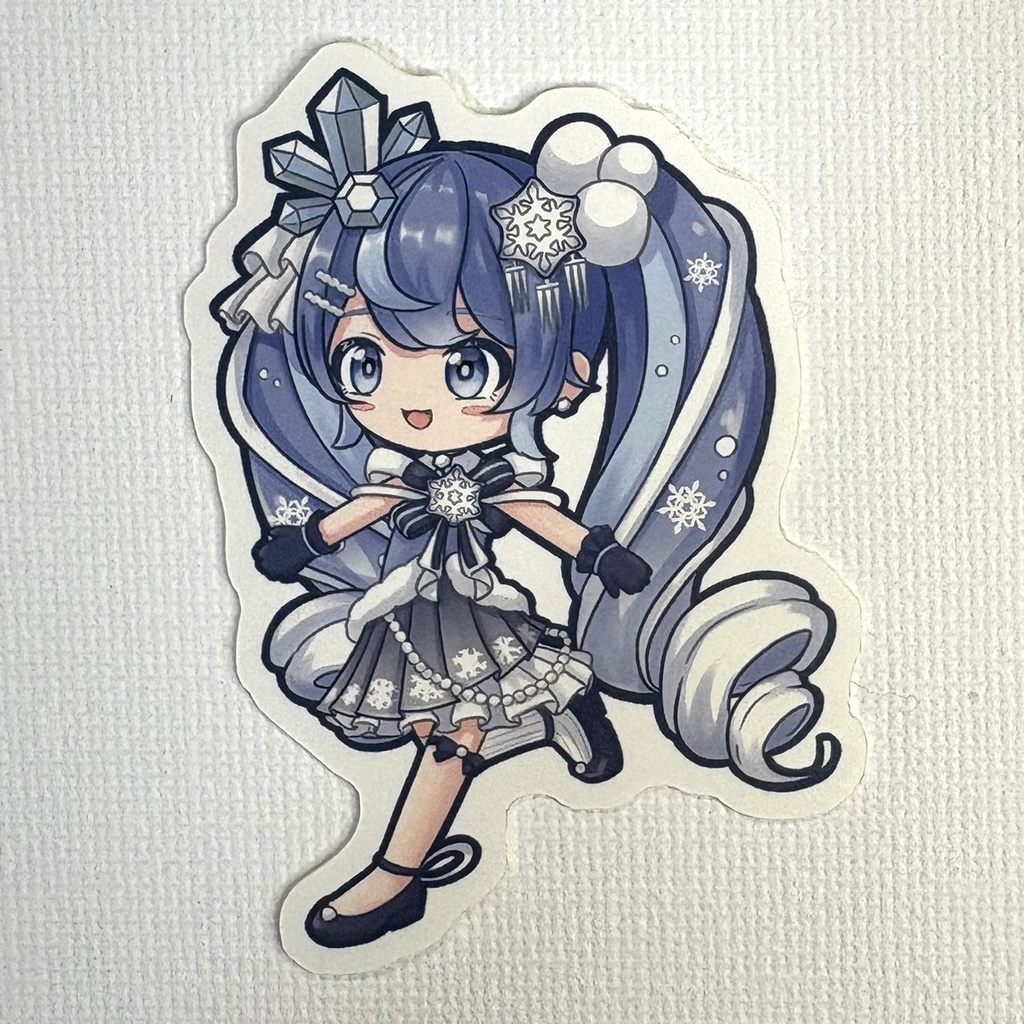 てつなぎステッカー 雪ミクBセット(8枚入り)