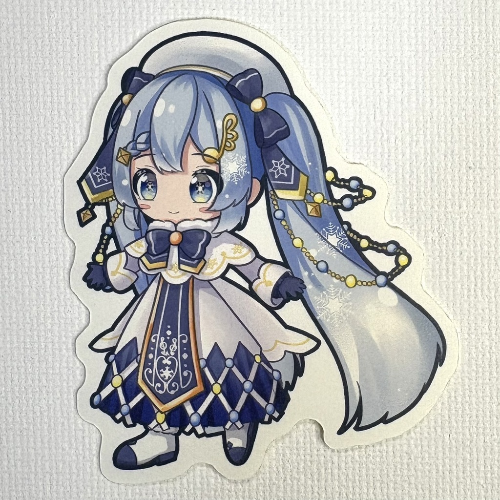 てつなぎステッカー 雪ミクBセット(8枚入り)