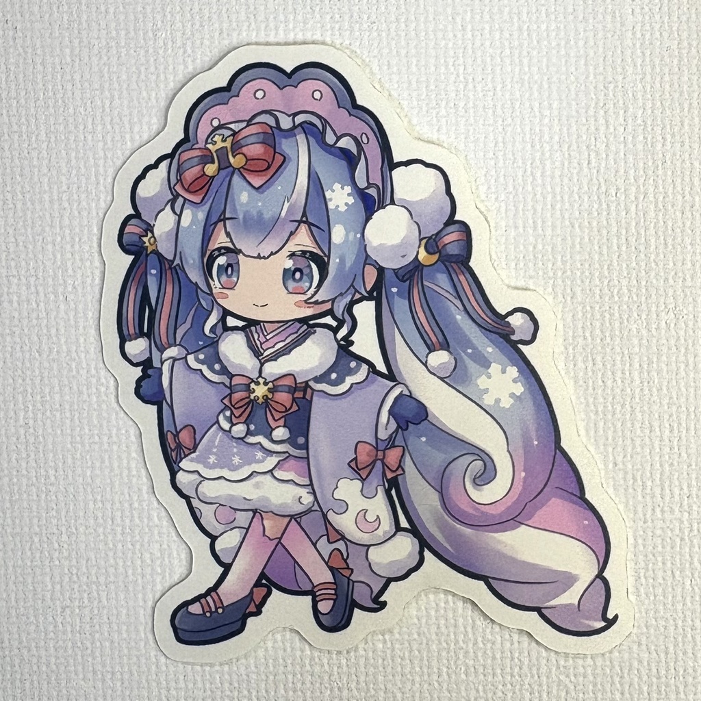 てつなぎステッカー 雪ミクBセット(8枚入り)
