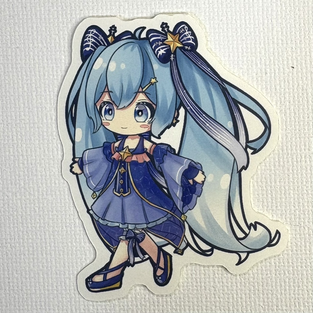 てつなぎステッカー 雪ミクBセット(8枚入り)