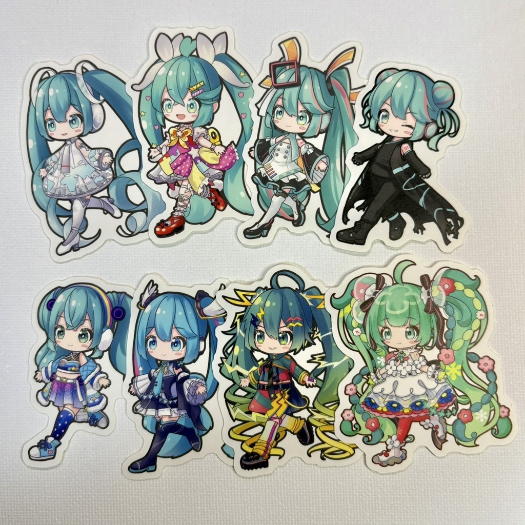 てつなぎステッカー　EXPOツアーセット(8枚入り)