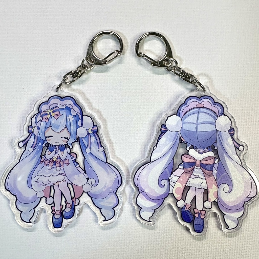 両面アクリルキーホルダー　ふゆうらら